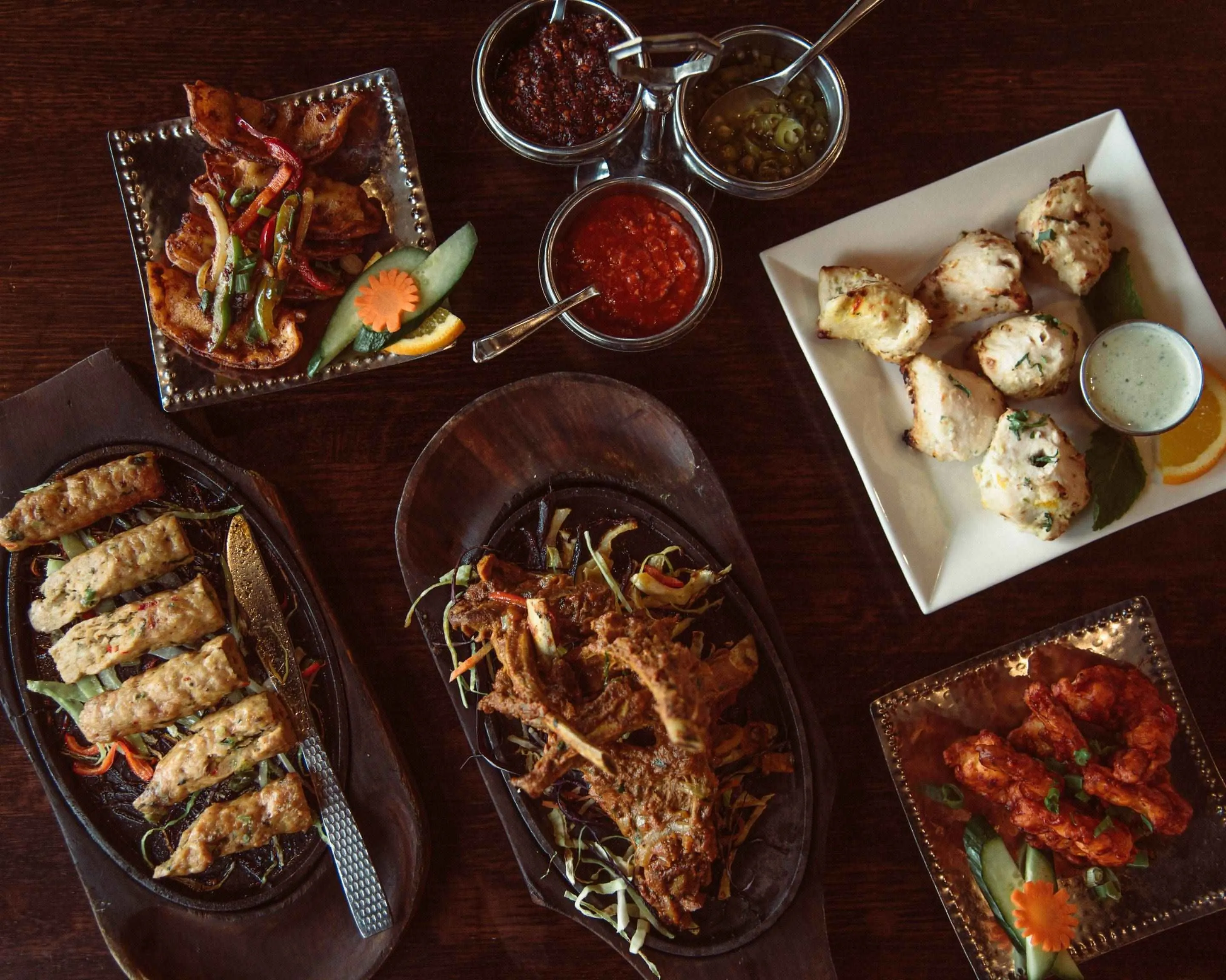 Authentic Indian dishes served at Clay Oven Downtown